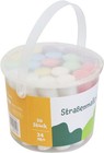 Outdoor Active Straßenmalkreide im Eimer 20er-Set – 6 Farben – Kreativer Malspaß