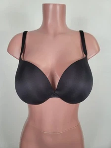 Skims Fits Everybody Push-Up Lined Bra Black Underwire Size 38D Very Sexy - Picture 1 of 9