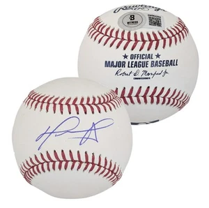 Red Sox David Ortiz Authentic Signed Oml Baseball Autographed BAS Witnessed - Picture 1 of 3