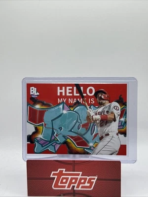 2023 Topps Big League #RC-2 Mike Trout Roll Call Wildstyle Edition - Image 1 of 2