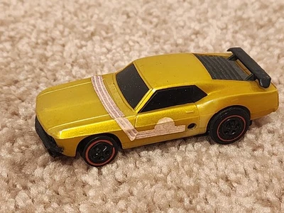 Vintage 1969 Mattel Sizzlers Redline Mustang Boss 302 Gold - Untested  - Image 1 of 4