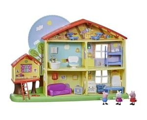 Peppa Pig Peppa's Playtime To Bedtime House NOB - Picture 1 of 7