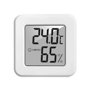 1207  Electronic Temperature and Humidity Meter Car  with Smile Face6079 - Foto 1 di 10