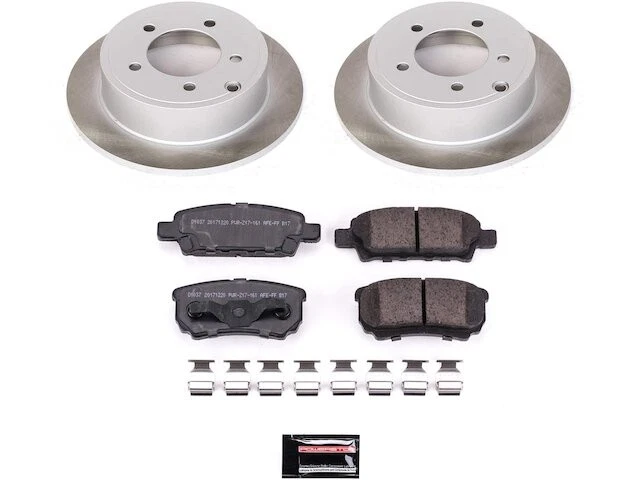 Rear Brake Pad and Rotor Kit For 2007-2017 Jeep Compass 2008 2009 2010 ZW158TF - Image 1 of 1