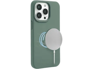 Funda - ISY ISC-2420 MagISY, Para Apple iPhone 13 Pro, Trasera, Silicona, Verde - Imagen 1 de 1
