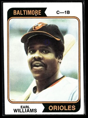 1974 Topps #375 Earl Williams - Image 1 of 2