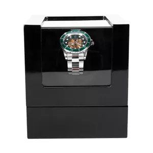 Automatik Uhrenbeweger Beweger Leder Uhrenbox Uhrenkasten Watch Winder Box - Bild 1 von 11