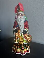 Christopher Radko 2005 Dutch Treat Santa Claus Glass Ornament  Special Event Box