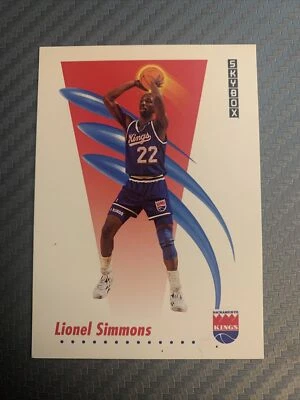 LIONEL SIMMONS 1991-92 SKYBOX BASKETBALL CARD # 250 E5496 - Image 1 of 2