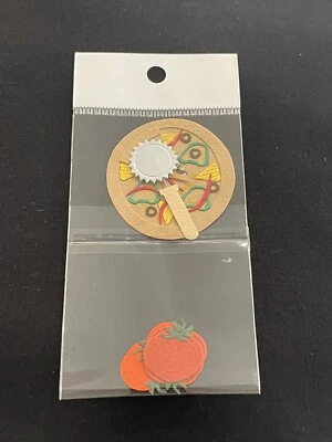 RARO PROTOTIPO Jolee's Boutique Pizza & Tomate Adorno Pegatinas EK Éxito Foto 1 de 2