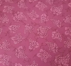 Vineyard Haven BTY Angela Anderson Quilting Treasures Dusty Wine Grape Vine - Picture 1 of 3
