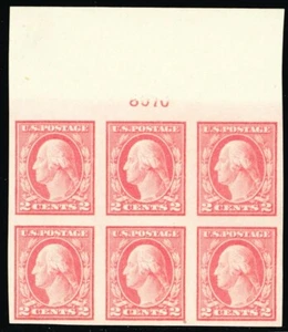 482, Mint NH XF/Superb 2¢ TOP Plate Block of Six * Stuart Katz - Picture 1 of 1
