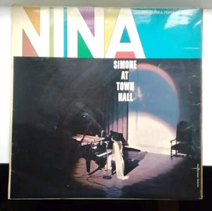 Nina Simone At Town Hall Mono 12" Reissue GGL0381- SLEEVE ONLY - Picture 1 of 8