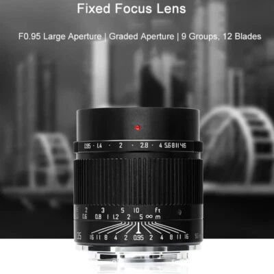 SGimage 35mm F0.95 Large Aperture Manual Lens for Leica Sigma Panasonic L-mount - Image 1 of 4