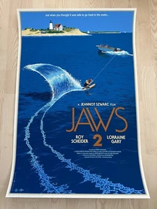 JAWS 2 Poster Stampa Laurent Durieux Mondo - Foto 1 di 2