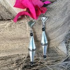 NIGER TUAREG OHRRINGE SILBER EARRINGS DES BOUCLES D