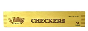 Cardinal Wooden Checkers Set – Woodbridge Collection – Vintage Style Board Game - Picture 1 of 6