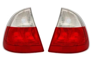 Rückleuchten Set in Rot Weiss für 3er BMW E46 Touring Kombi Heckleuchten - Bild 1 von 3