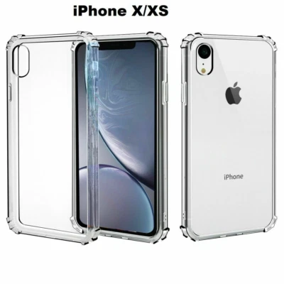 Funda de teléfono TPU transparente a prueba de golpes para iPhone 17 Pro Max 16E 15 14 13 12 11 XR 8 6 Foto 1 de 4
