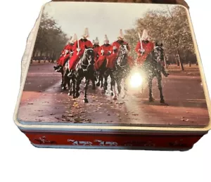 Vintage English Toffee Cookie Tin Royal English Guardsman British England Guc - Picture 1 of 10
