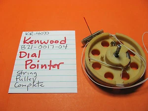 📈KENWOOD B21-0017-04 TUNING DIAL POINTER PULLEY & STRING KR-4070  RECEIVER - Picture 1 of 1