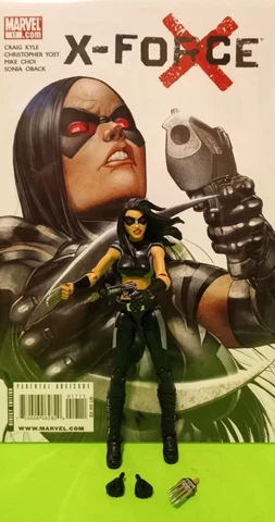 Marvel Legends X-23  ***X-FORCE CUSTOM*** + GREAT COMIC X-23 # 17 + EXTRAS Cover
