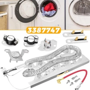 3387747 Dryer Heating Element Replacement Part & 279973 & 3392519(2PCS) & 279816 - Foto 1 di 11