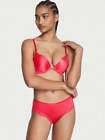 2pc Victoria's Secret Bombshell Add-2 Cups Push-Up Bra& Panty set Strawberry Red