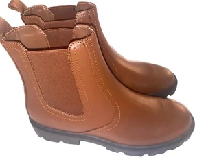 Botas Chelsea veganas marrones con suela Nine West para mujer Yullon talla 8 - Imagen 1 de 7