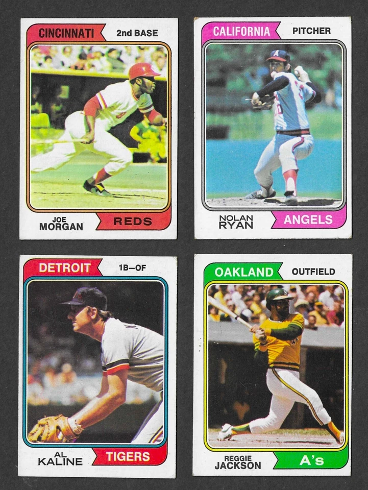 1974 Topps Baseball Stars and HOFers: elige tu tarjeta (#020 a #654) Foto 1 de 1
