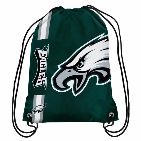 Philadelphia Eagles NFL Drawstring Backpack sack / Gym bag Cover