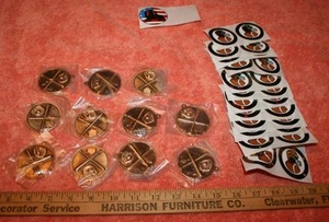 11 Kinder Baseball Metalle goldfarben Metall - Bild 1 von 6