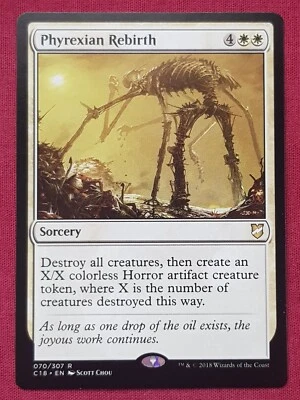 Magic The Gathering COMMANDER 2018 C18 PHYREXIAN REBIRTH white card MTG - Image 1 of 2