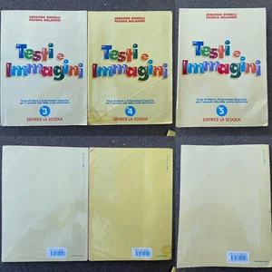 (3 VOLUMI) TESTI E IMMAGINI 3 4 5-CORSO DI LETTURE E FORMAZIONE LINGUISTICA - Foto 1 di 5