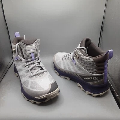 Sapatos femininos de caminhada Merrell Speed Eco Mid 7,5M Dove D667 - Imagem 1 de 4