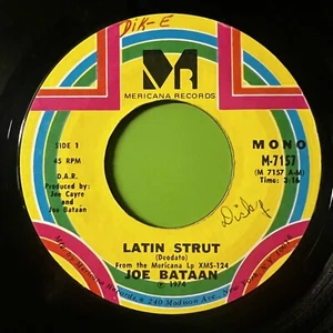 Joe Bataan - Latin Strut 7” Original Vinyl Soul Salsa 1974 Mericana Funk 45 US x - Picture 1 of 6