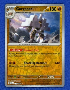 Pokémon TCG Garganacl S&V Paldea Evolved 123/193 Reverse Holo MINT  - Bild 1 von 1