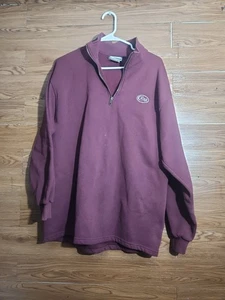 Vintage Lee Heavyweight - Case Knives - Felpa Quarto Zip Uomo Large - Foto 1 di 4