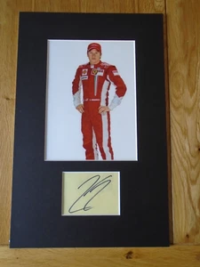 Kimi Räikkönen Ferrari F1 original signed authentic Autogramm - UACC / AFTAL. - Bild 1 von 2