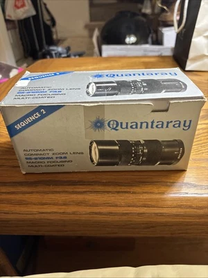 Quantaray 85-210 F3.8 Zoom Telephoto Macro Lens For Minolta, Original Box - Image 1 of 4