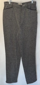 Talbots Trousers Women’s Size 12 Black White Dress Slacks Pockets Pants NEW - Picture 1 of 8