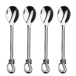 Gourmet Settings Twist 18/10 Stainless Steel 5-1/2" Minispoons (Set of Four) - Picture 1 of 1