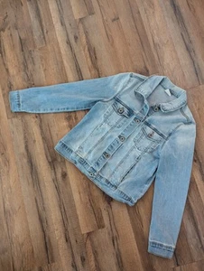 Zara Kids Girls Size 11/12 Light Blue Denim Jacket - Picture 1 of 6