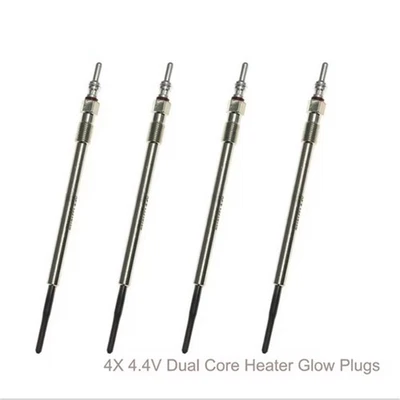 4PCS 4.4V Dual Core Heater Glow Plugs For Suzuki SX4 1.6 2.0 DDiS Saab 9-5 9-3 - Image 1 of 4