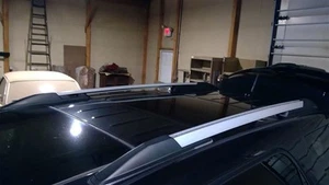 ACADIA    2011 Luggage Rack SILVER, CHROME, RAILS ONLY - Picture 1 of 12