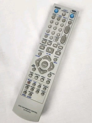 Controle remoto combo LG Zenith Allegro DVD/VCR 6711R1P072J para ABV441 ABV511 testado  - Imagem 1 de 4