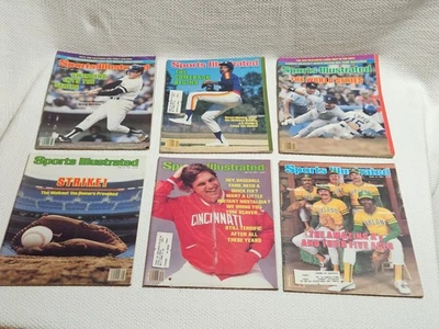 6 cargadores de colección 1981 Sports Illustrated - todos los BÉISBOL DE LAS GRANDES LIGAS - Seaver/Ortigas etc. Foto 1 de 4
