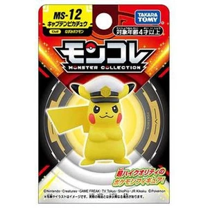Pokemon Moncolle Monster Collection MS-12 Capitán Pikachu Japón Figura NUEVO - Imagen 1 de 5