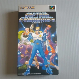 Rare Captain Commando Super Famicom w/box, manual, and postcard SFC Japan - Picture 1 of 18