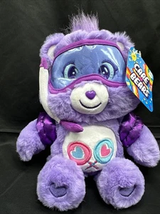 Care Bears Share Bear Summer Plush 8.5" Purple Snorkling Dan Dee NWT - Imagen 1 de 9